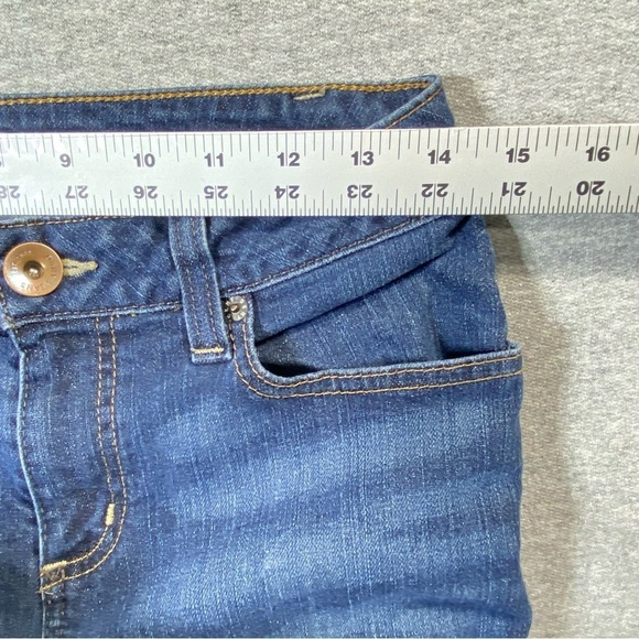 DKNY Soho Jean's Women's Sz 6 Blue Mid Rise Bootcut Boho Western Stretch Denim - Picture 13 of 15